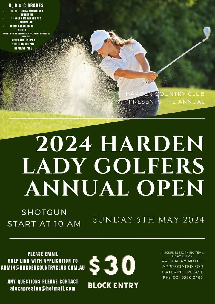 Featured image for “Applications for our Annual Women’s Golf Day are now open.”