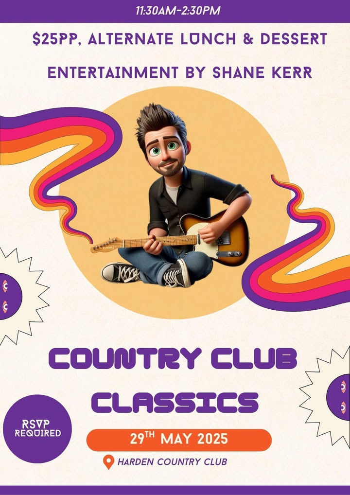 Featured image for “Country Club Classics: Enjoy Live Music with Shane Kerr at Harden Country Club”