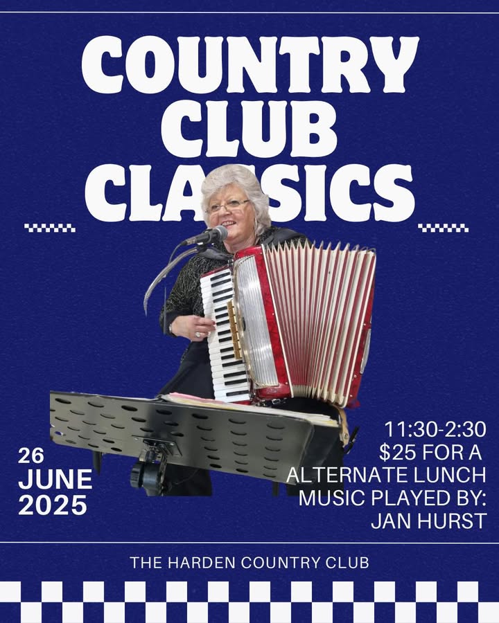 Featured image for “Country Club Classics: Live Music & Dining Experience at Harden Country Club”