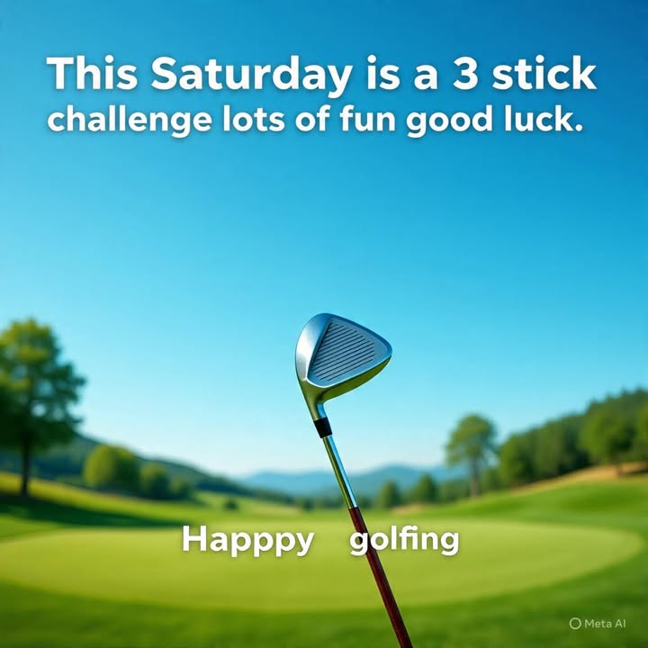 Featured image for “Saturday 3 Stick Challenge: Fun & Good Luck at Harden Country Club (golf news)”