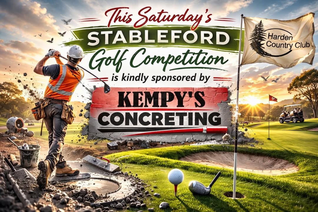 Featured image for “Stableford Golf Competition This Saturday at Harden Country Club”