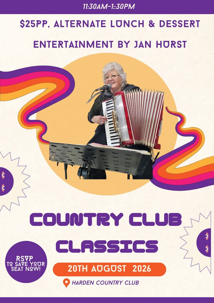 Featured image for “Country Club Classics Lunch with Jan Hurst – 20 August”