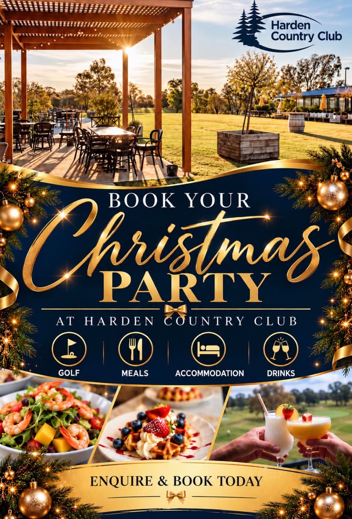 Featured image for “Book Your Christmas Party at Harden Country Club”